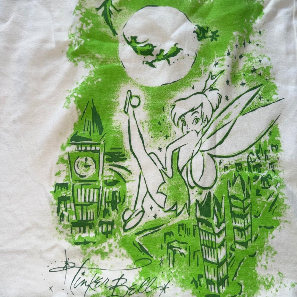 Walt Disney World ParksTinker Bell Tank Top Womens XXL Peter Pan Big Ben Rare